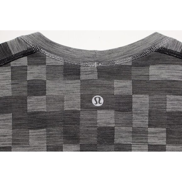 Lululemon Men's Metal Vent Tech Long Sleeve Slate / Black Sz M - Picture 7 of 9